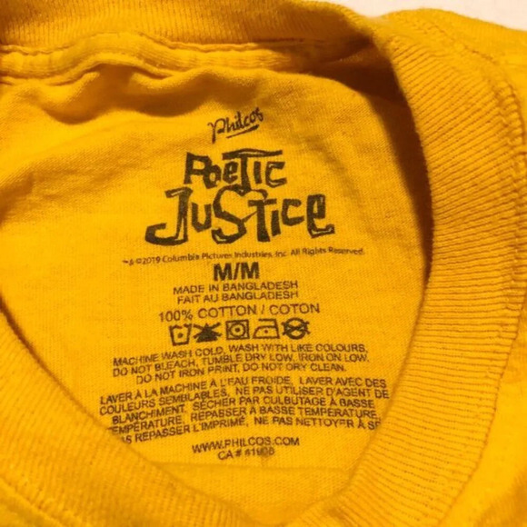Tupac Shakur Poetic Justice Longsleeve Tshirt  size Medium - Picture 10 of 16